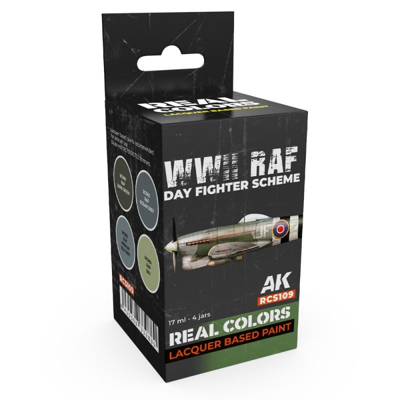 AK - Set de peintures Real Colors : WWII RAF Day Fighter Scheme