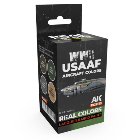 AK - Set de peintures Real Colors : WWII USAAF Aircraft Colors