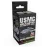 AK - Set de peintures Real Colors : USMC Helicopter Colors 1970s - 2020s