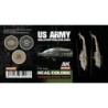 AK - Set de peintures Real Colors : US Army Helicopter Colors