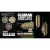 AK - Set de peintures Real Colors : German Army Afv Colors 1943 - 1945