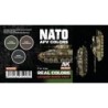 AK - Set de peintures Real Colors : NATO Afv Colors
