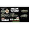 AK - Set de peintures Real Colors : Modern Russian Afv Colors