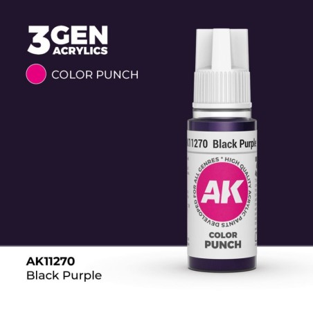AK - Peinture 3gen : Black Puprple Color Punch - 17 ml