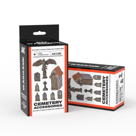 AK - Cemetery Accesories Wargame (Resin 30 - 35 mm)