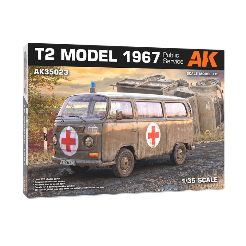 AK - Kit de modélisme : T2 Model 1967 Public Service