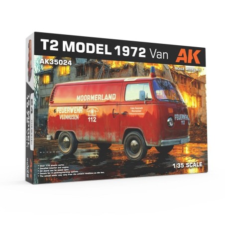 AK - Kit de modélisme : T2 Model 1972 Van 1/35 scale