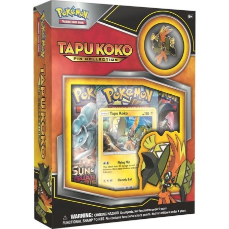 Pokemon Coffret Soleil et Lune Tapu Koko Pin Collection Anglais