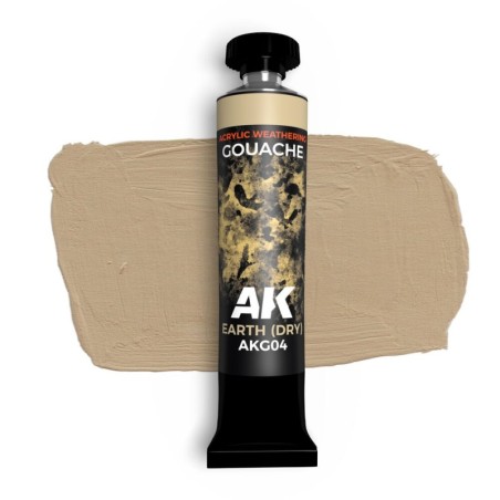 AK - Earth (Dry) - AK Gouache - 20 ml