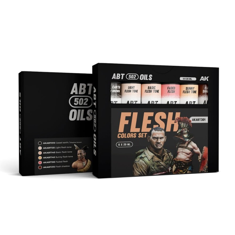 AK - Flesh Colors - Abt 502 Oils