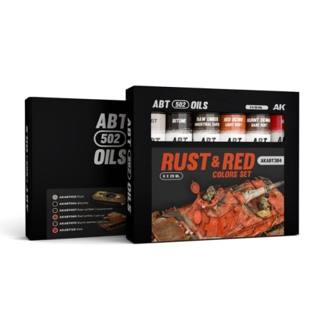 AK - Rust & Red Colors - Abt 502 Oils
