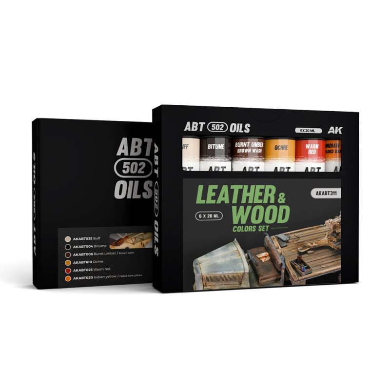 AK - Leather & Wood Colors - Abt 502 Oils