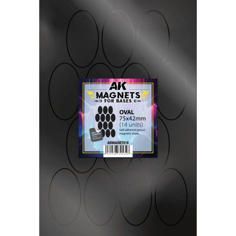 AK - Oval 75 X 42 - 14 unid