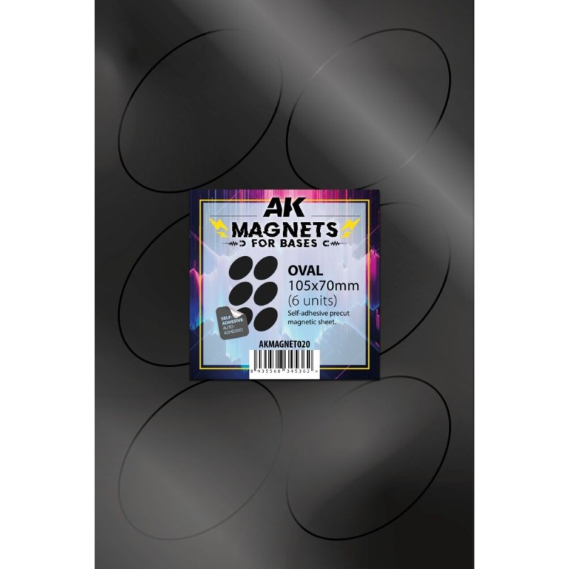 AK - Oval 105 X 70 - 6 unid