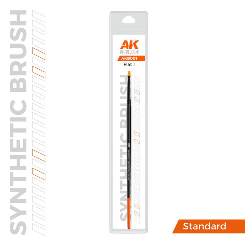  AK - AK Synthetic Brush - Flat 1
