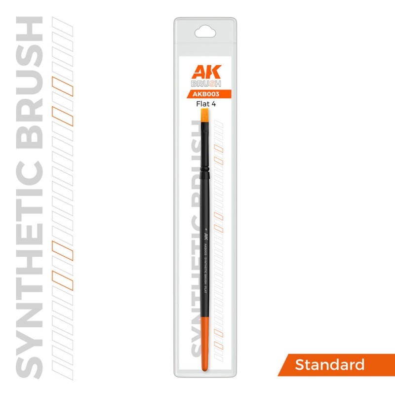  AK - AK Synthetic Brush - Flat 4