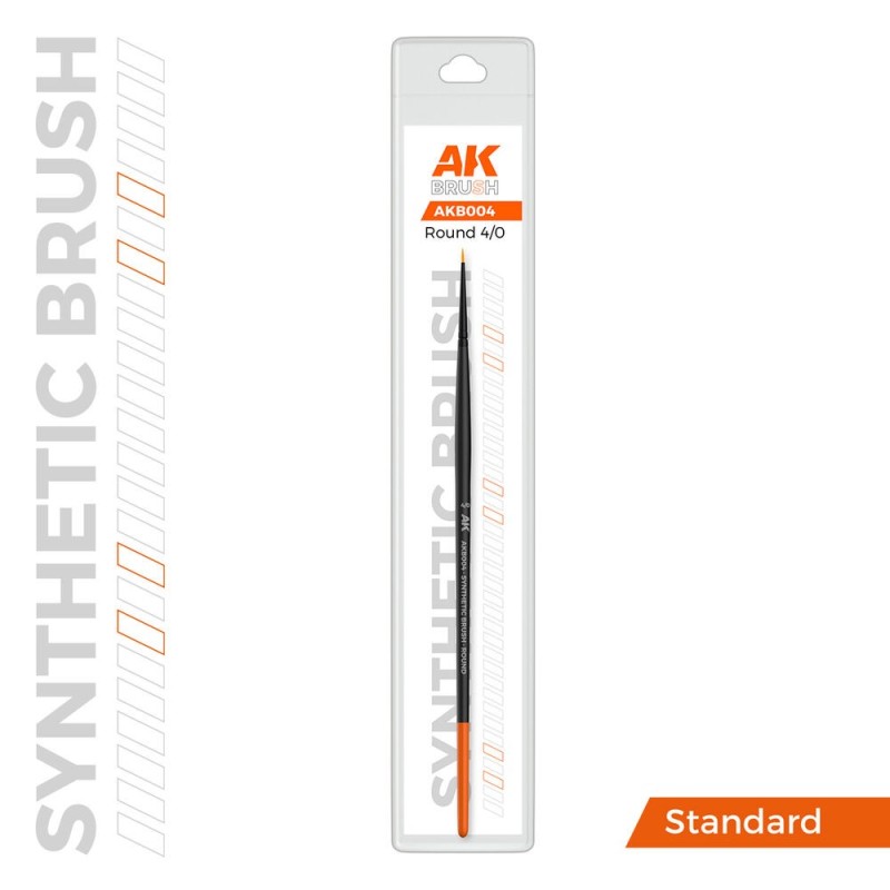 AK - AK Synthetic Brush - Round 4/0