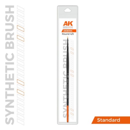 AK - AK Synthetic Brush - Round 4/0
