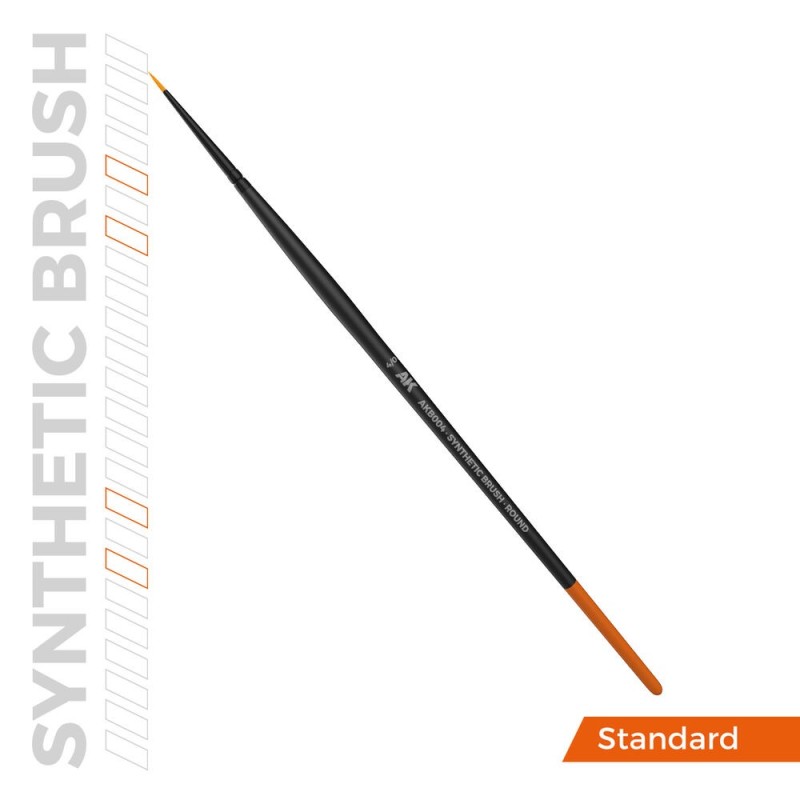 AK - AK Synthetic Brush - Round 4/0
