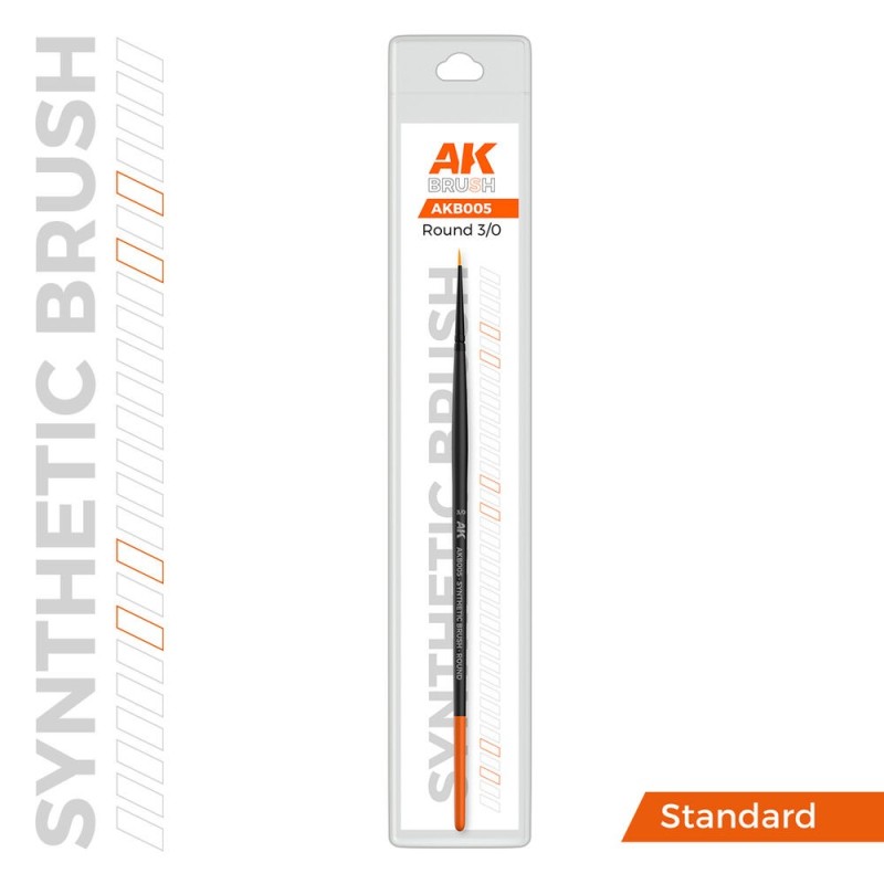  AK - AK Synthetic Brush - Round 3/0