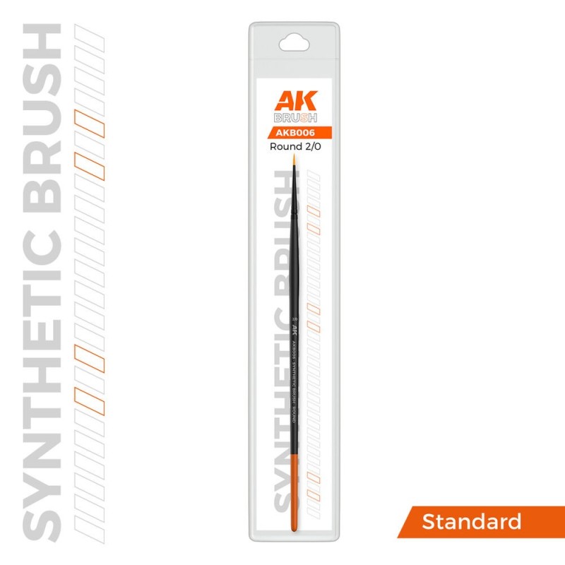 AK - AK Synthetic Brush - Round 2/0