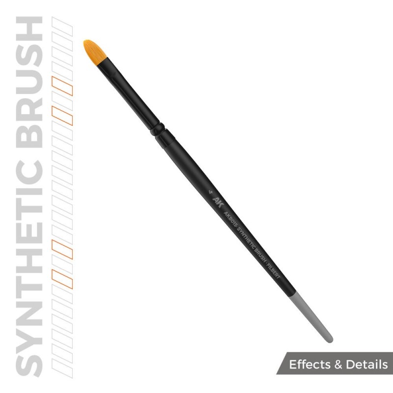 AK - AK Synthetic Brush - Filbert 4