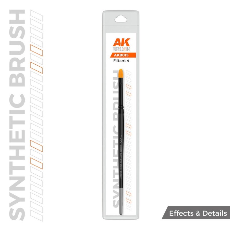  AK - AK Synthetic Brush - Filbert 4
