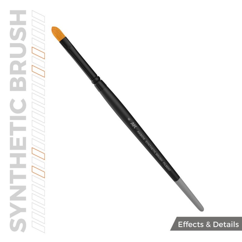  AK - AK Synthetic Brush - Filbert 6