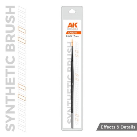 AK - AK Synthetic Brush - Liner 17 mm
