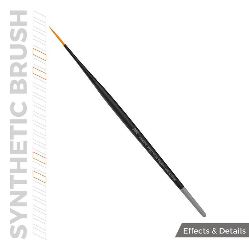  AK - AK Synthetic Brush - Liner 17 mm