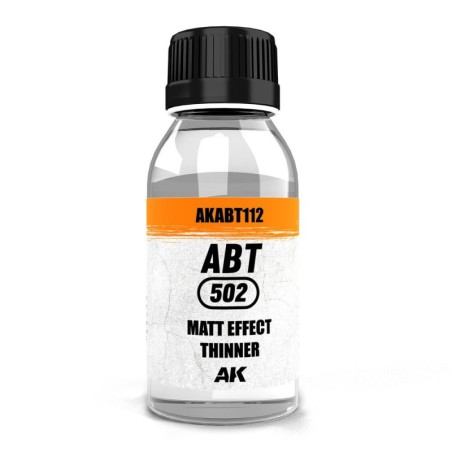 AK - Diluant : Matt effect Thinner 100 ml Abt 502