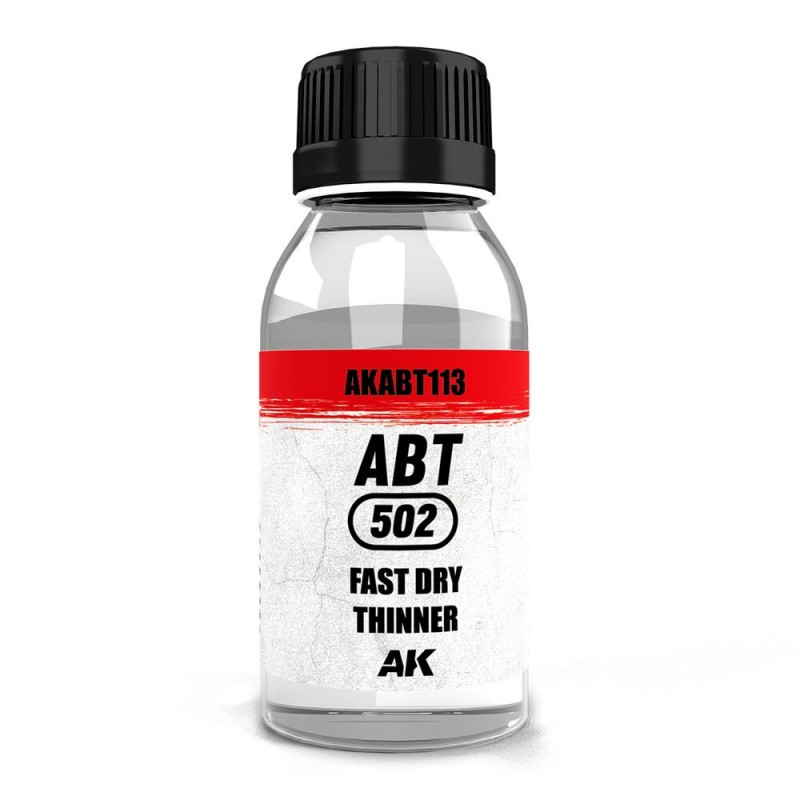 AK - Diluant : Fast dry Thinner 100 ml Abt 502