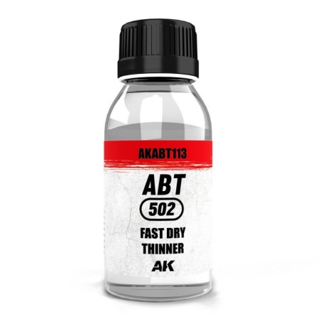 AK - Diluant : Fast dry Thinner 100 ml Abt 502