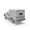  AK - Kit de modélisme : M1008 Troop Carrier With Tarp