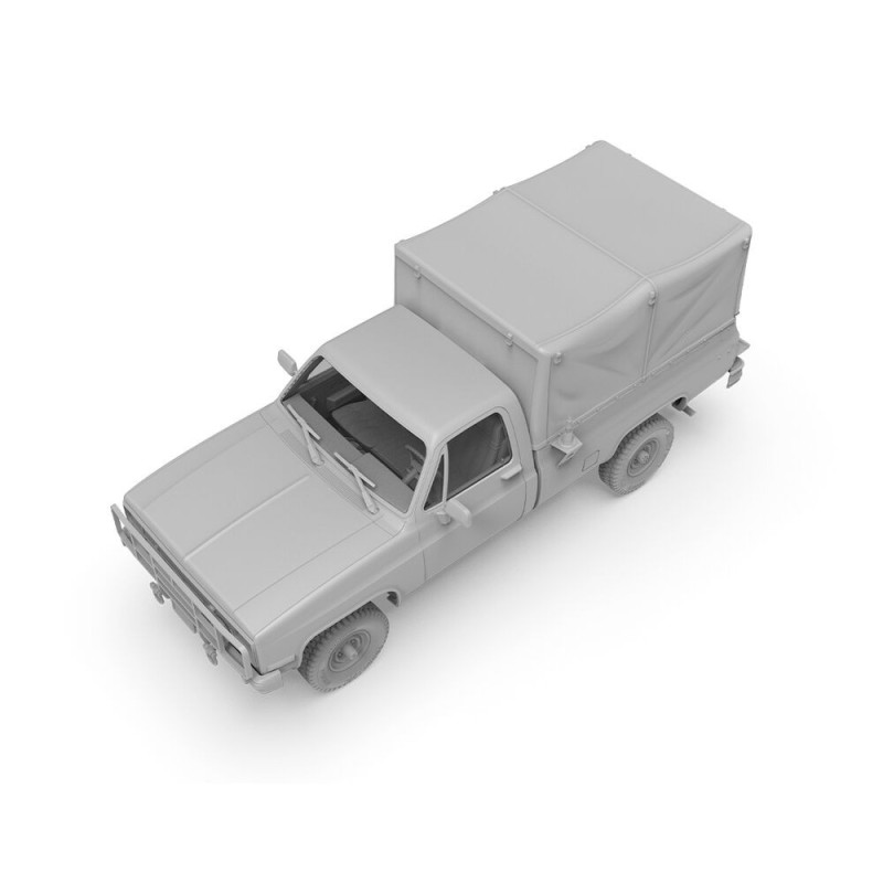  AK - Kit de modélisme : M1008 Troop Carrier With Tarp