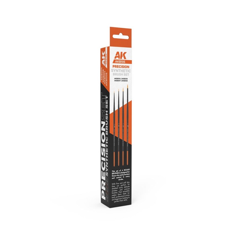  AK - Precision Brushes (4 Brushes)