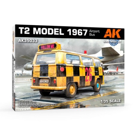 AK - Kit de modélisme : Volkswagen T2 Model 1967 Airport Bus