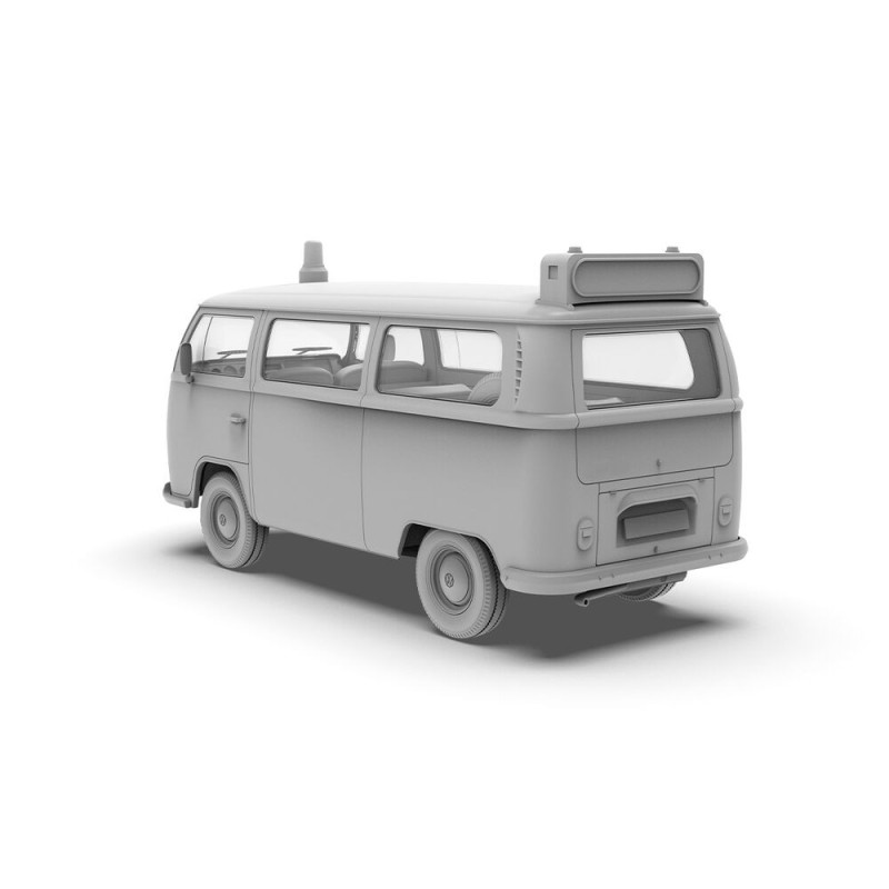  AK - Kit de modélisme : Volkswagen T2 Model 1967 Airport Bus