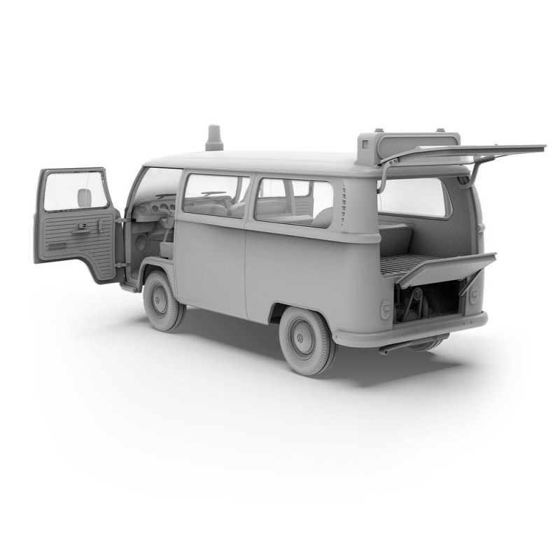  AK - Kit de modélisme : Volkswagen T2 Model 1967 Airport Bus
