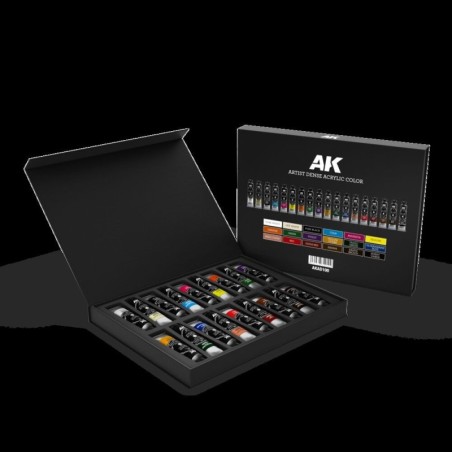 AK - Deluxe Edition Box Full Range Artist Dense Acrylic Color