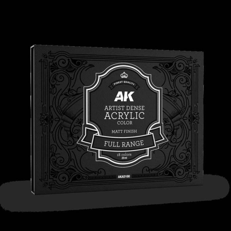  AK - Deluxe Edition Box Full Range Artist Dense Acrylic Color