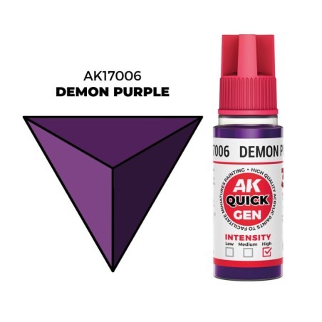 AK - Peinture Quick Gen : Demon Purple - 18 ml