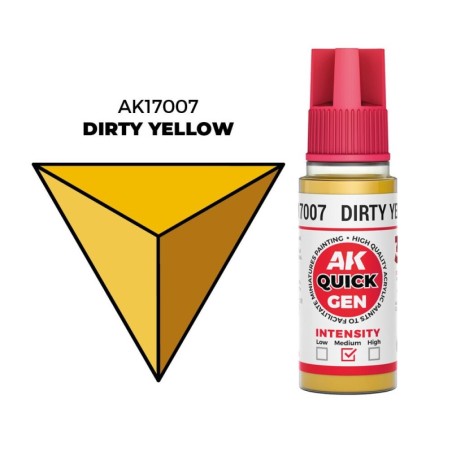 AK - Peinture Quick Gen : Dirty Yellow - 18 ml