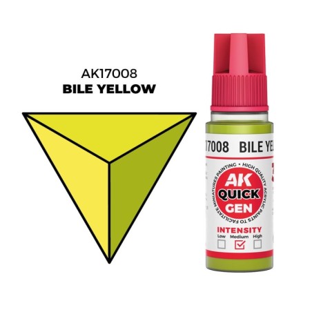 AK - Peinture Quick Gen : Bile Yellow - 18 ml