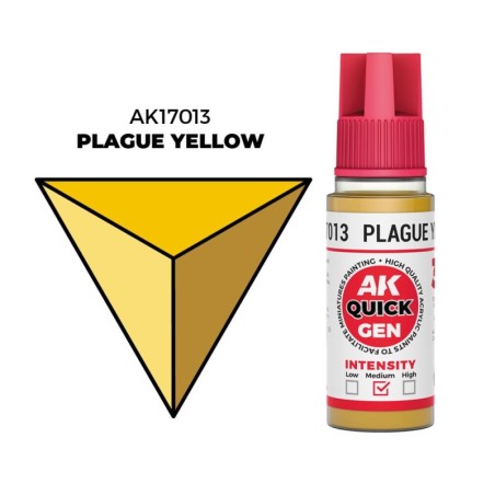 AK - Peinture Quick Gen : Plague Yellow - 18 ml
