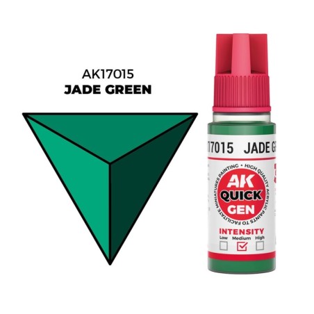 AK - Peinture Quick Gen : Jade Green - 18 ml