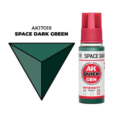 AK - Peinture Quick Gen : Space Dark Green - 18 ml
