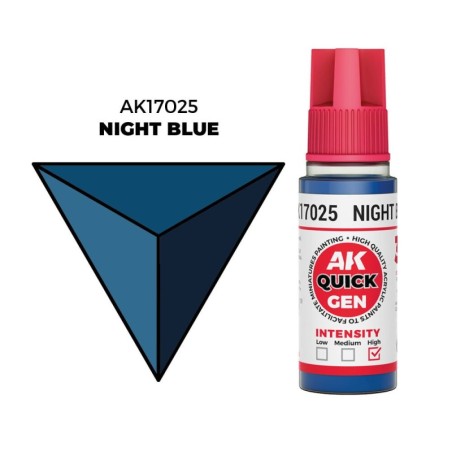 AK - Peinture Quick Gen : Night Blue - 18 ml
