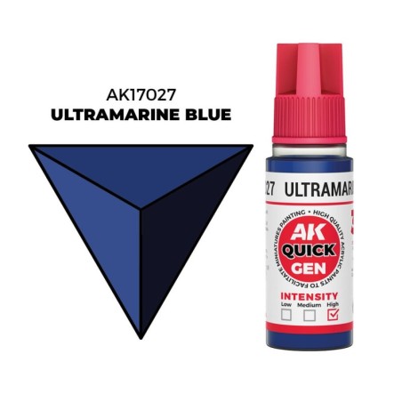 AK - Peinture Quick Gen : Ultramarine Blue - 18 ml