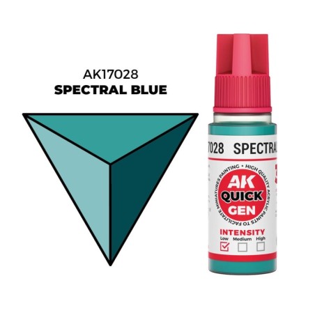 AK - Peinture Quick Gen : Spectral Blue - 18 ml